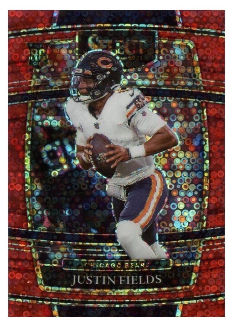 2021 Panini Select Base Set Justin Fields #50 card