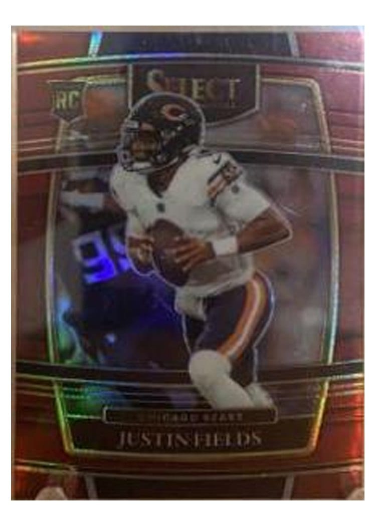 2021 Panini Select Base Set Justin Fields #50 card