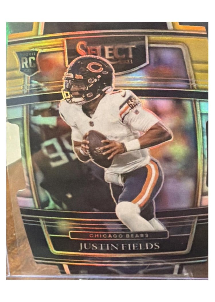 2021 Panini Select Base Set Justin Fields #50 card