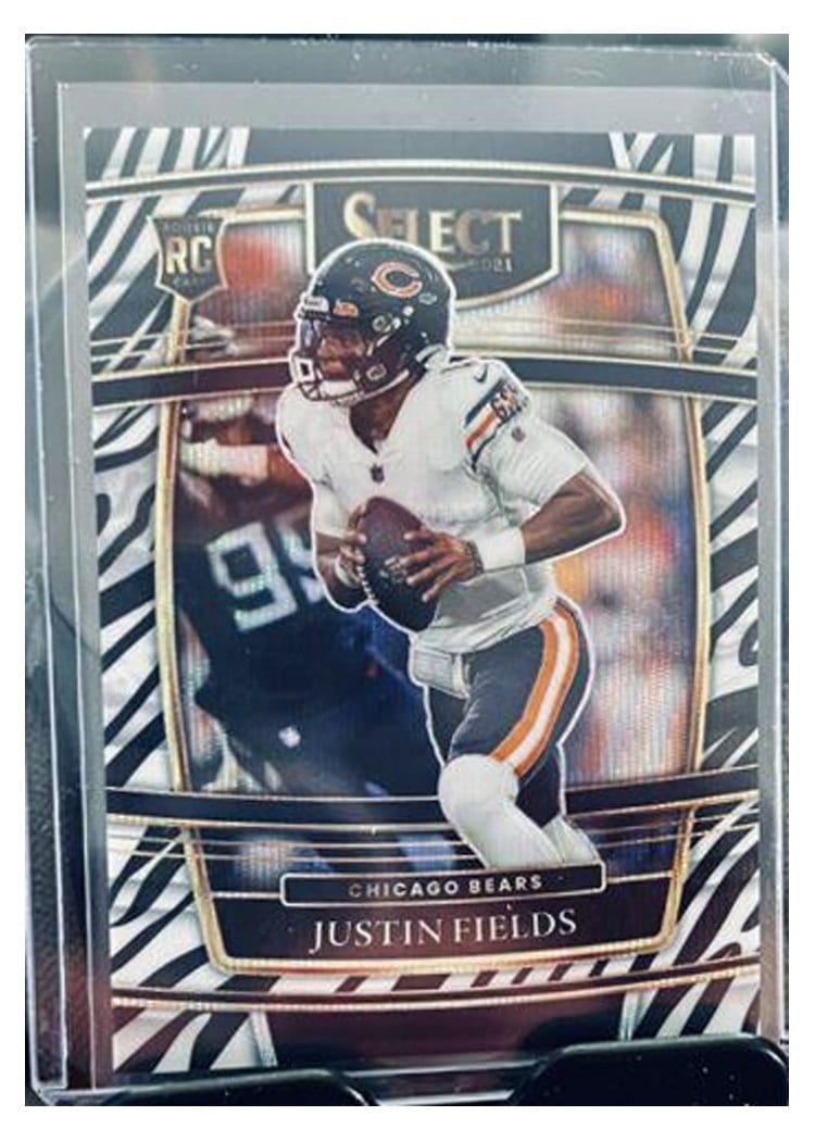 2021 Panini Select Base Set Justin Fields #50 card