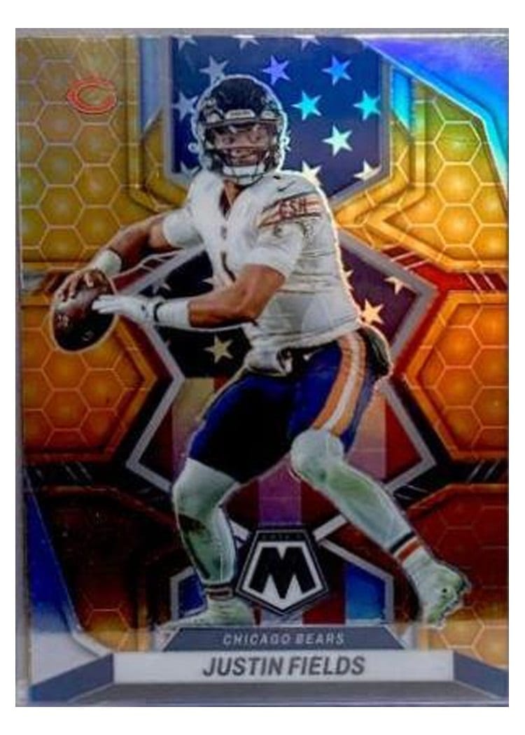 2022 Panini Mosaic Base Set Justin Fields #268 card