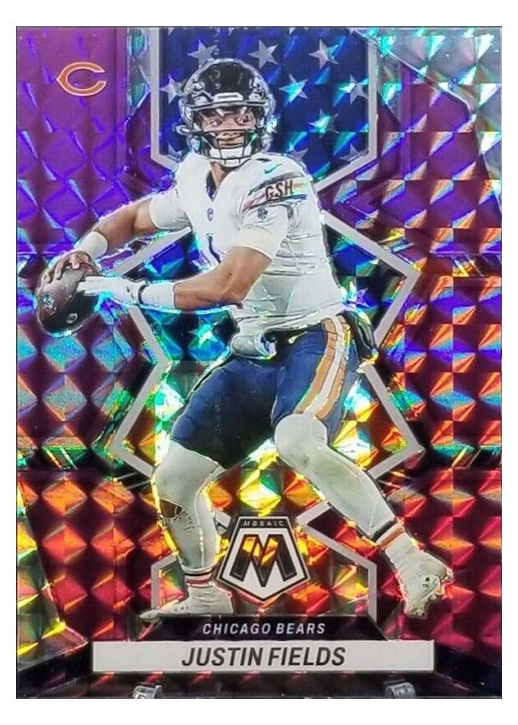 2022 Panini Mosaic Base Set Justin Fields #268 card
