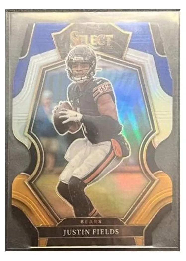 2022 Panini Select Base Set Justin Fields #117 card