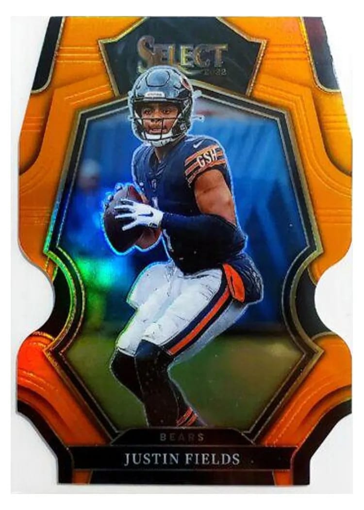 2022 Panini Select Base Set Justin Fields #117 card