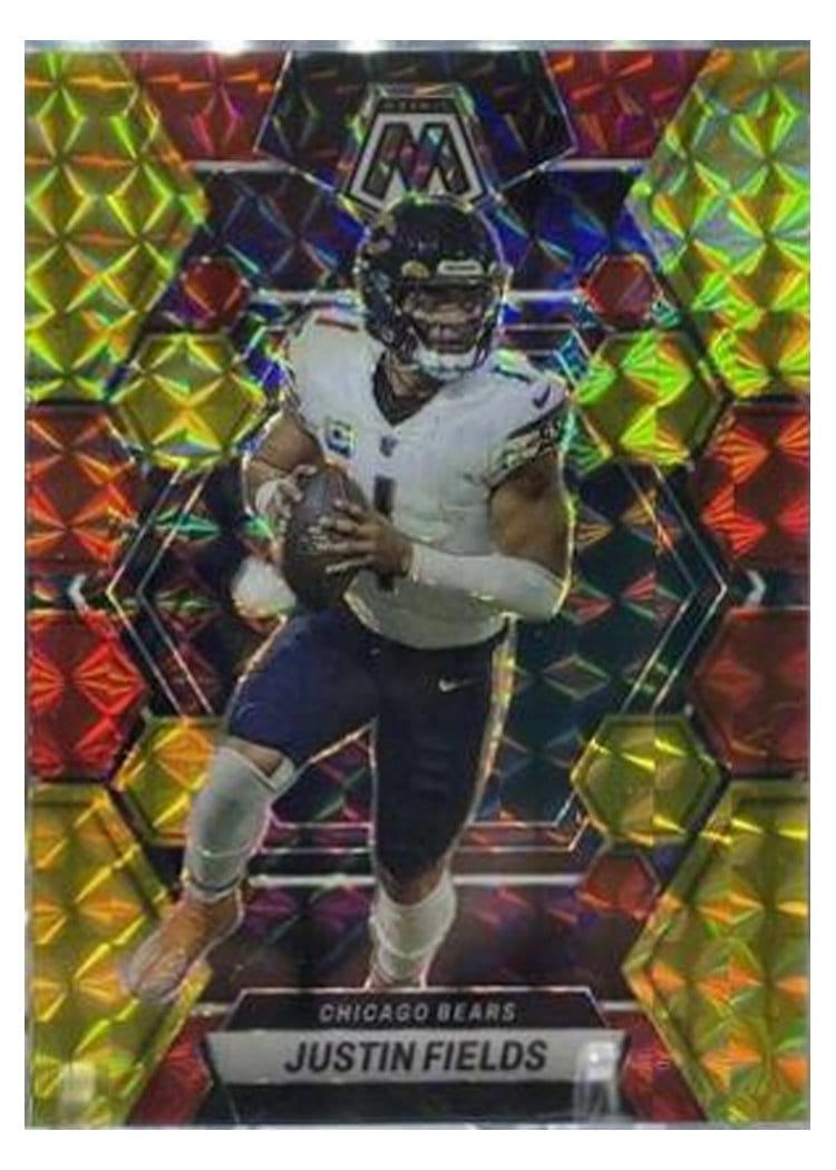 2023 Panini Mosaic Base Set Justin Fields #33 card