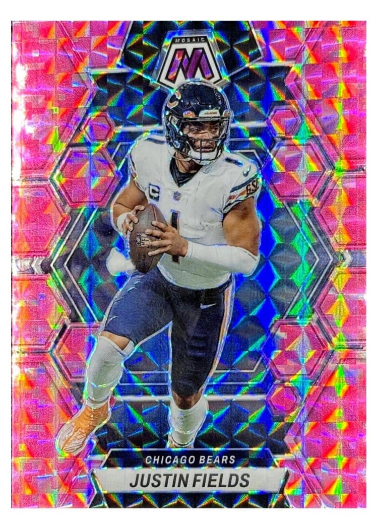 2023 Panini Mosaic Base Set Justin Fields #33 card