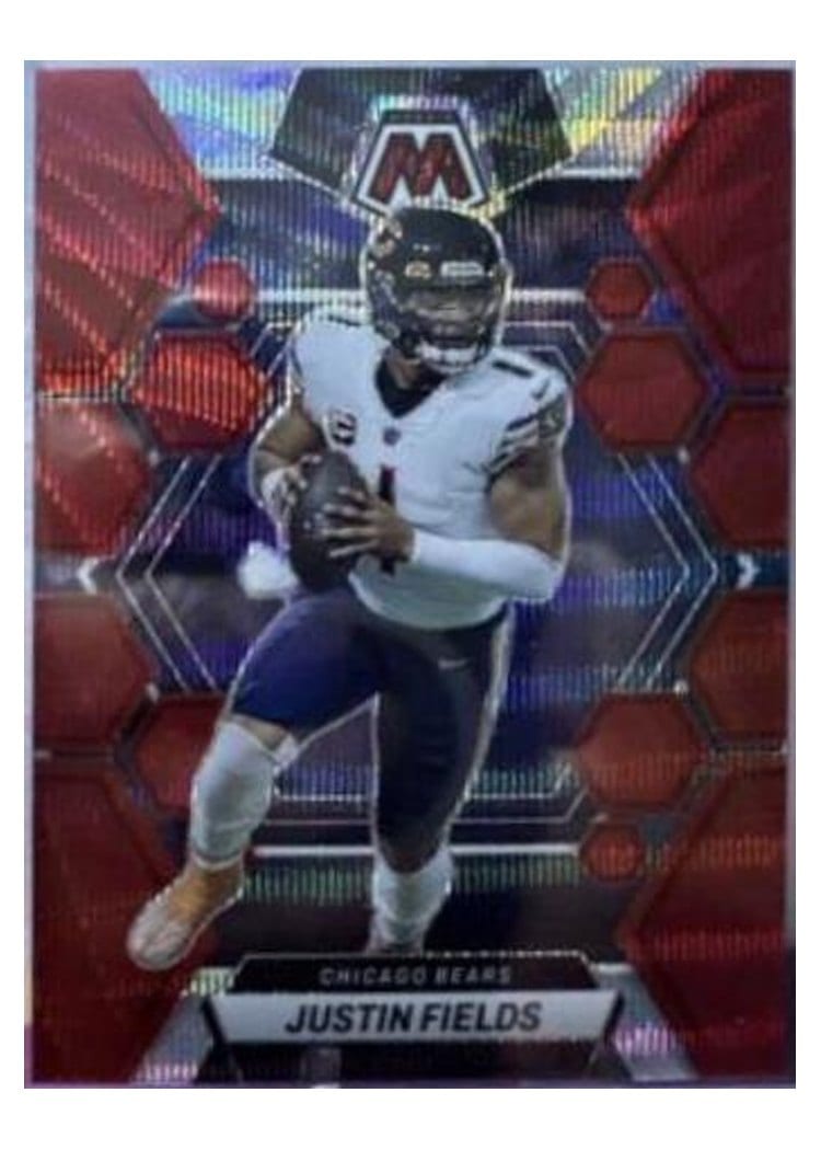 2023 Panini Mosaic Base Set Justin Fields #33 card
