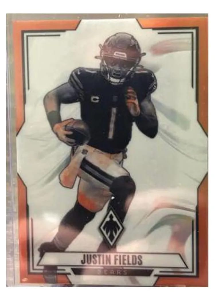 2023 Panini Phoenix Contours Justin Fields #CON-15 card