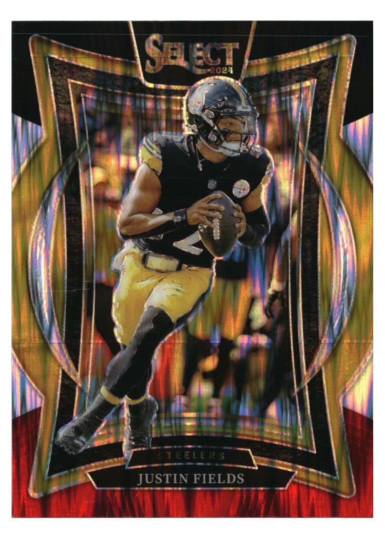 2024 Panini Select Base Set Justin Fields #74 card