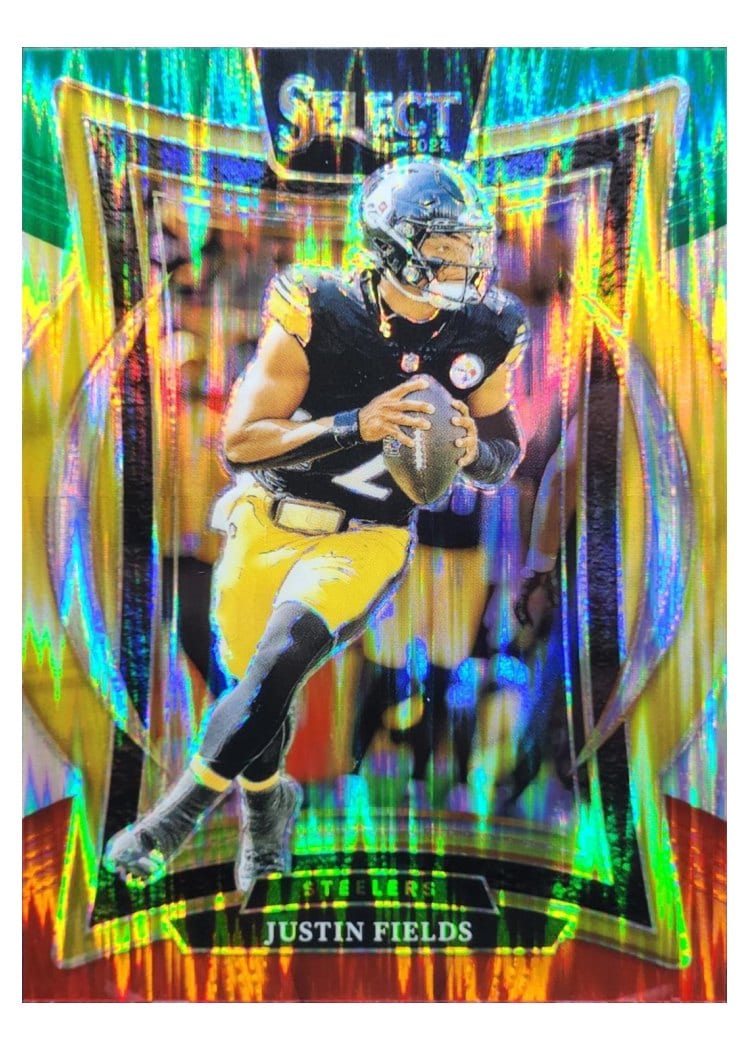 2024 Panini Select Base Set Justin Fields #74 card
