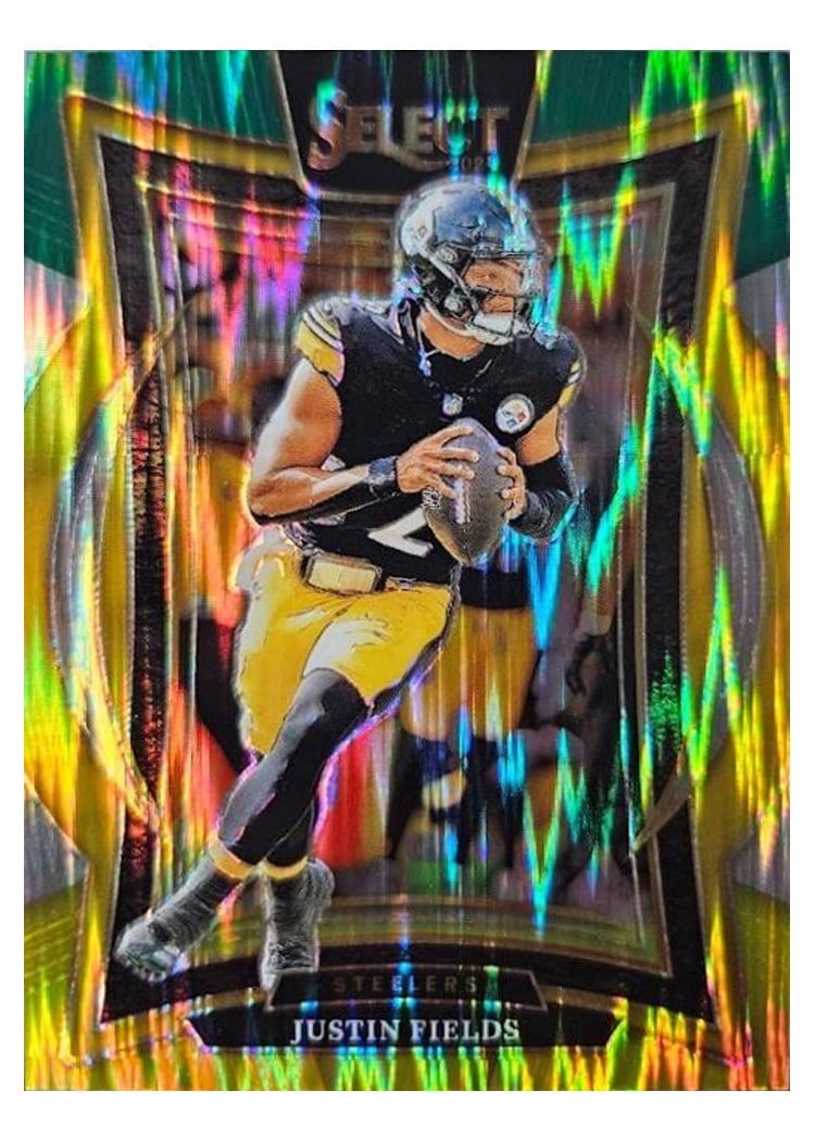 2024 Panini Select Base Set Justin Fields #74 card