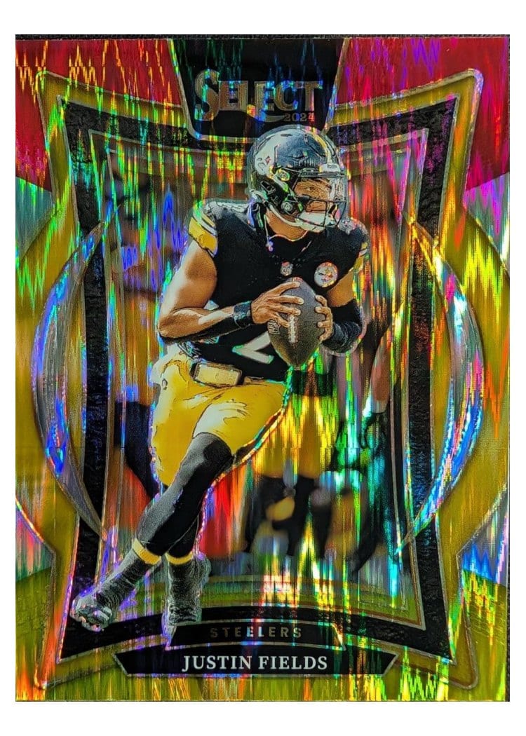 2024 Panini Select Base Set Justin Fields #74 card
