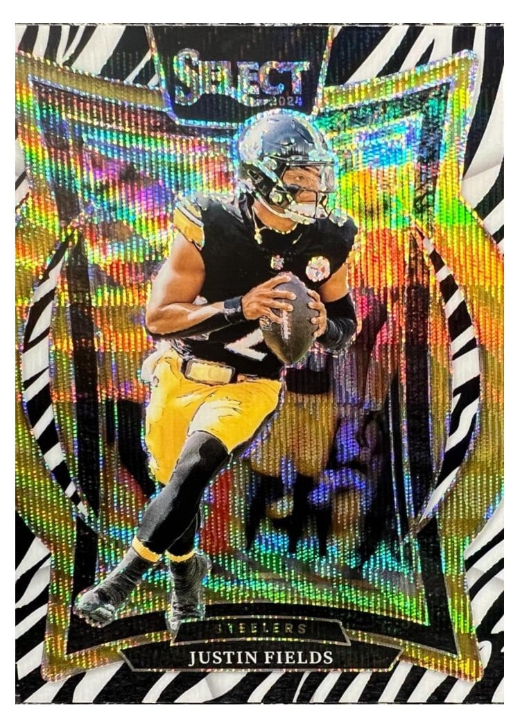 2024 Panini Select Base Set Justin Fields #74 card
