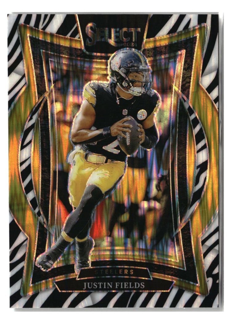 2024 Panini Select Base Set Justin Fields #74 card