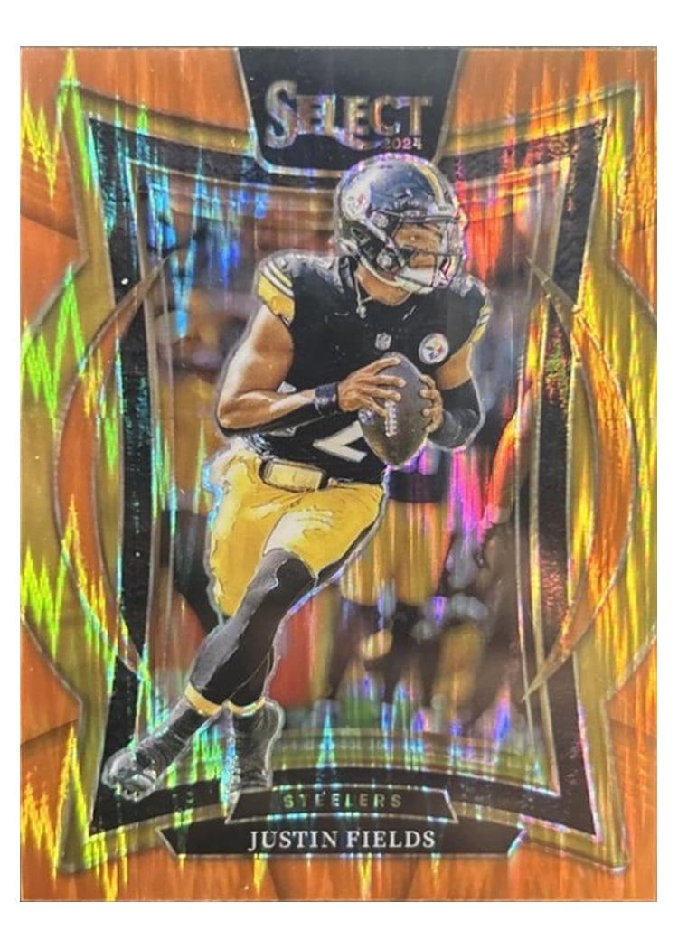 2024 Panini Select Base Set Justin Fields #74 card