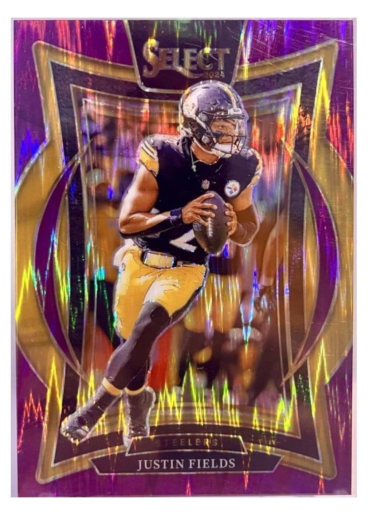 2024 Panini Select Base Set Justin Fields #74 card