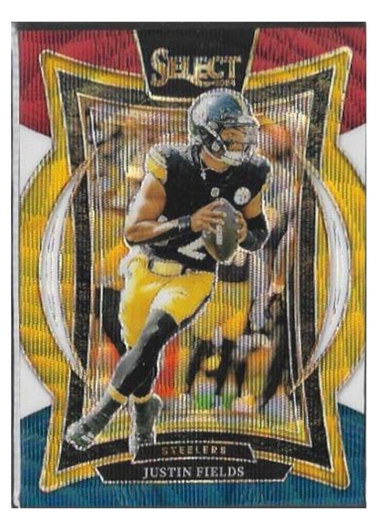 2024 Panini Select Base Set Justin Fields #74 card
