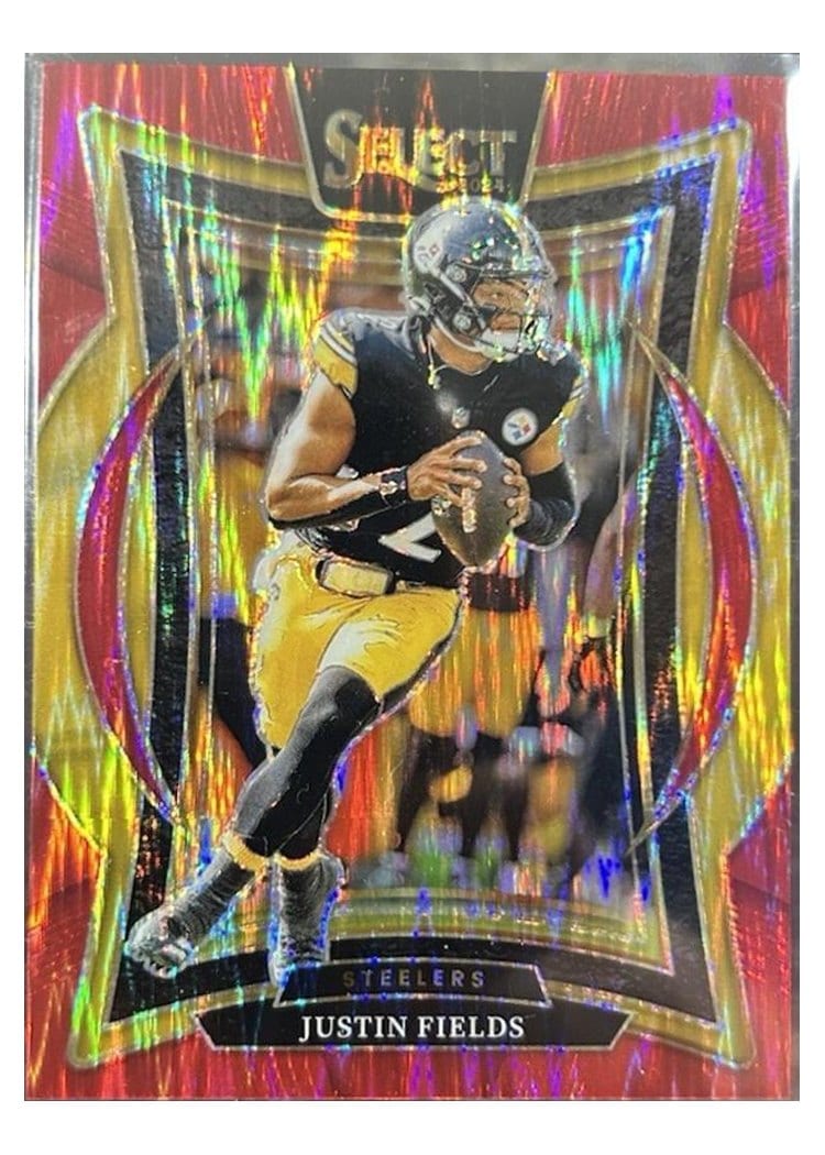 2024 Panini Select Base Set Justin Fields #74 card