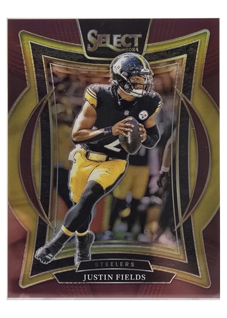 2024 Panini Select Base Set Justin Fields #74 card