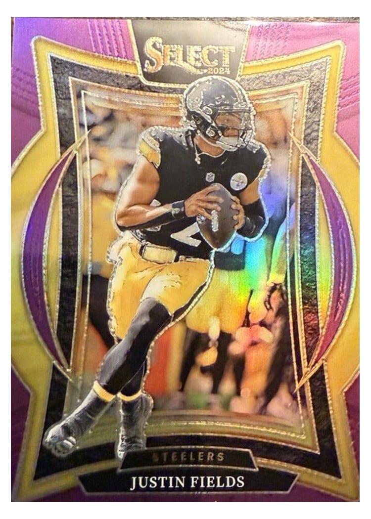 2024 Panini Select Base Set Justin Fields #74 card