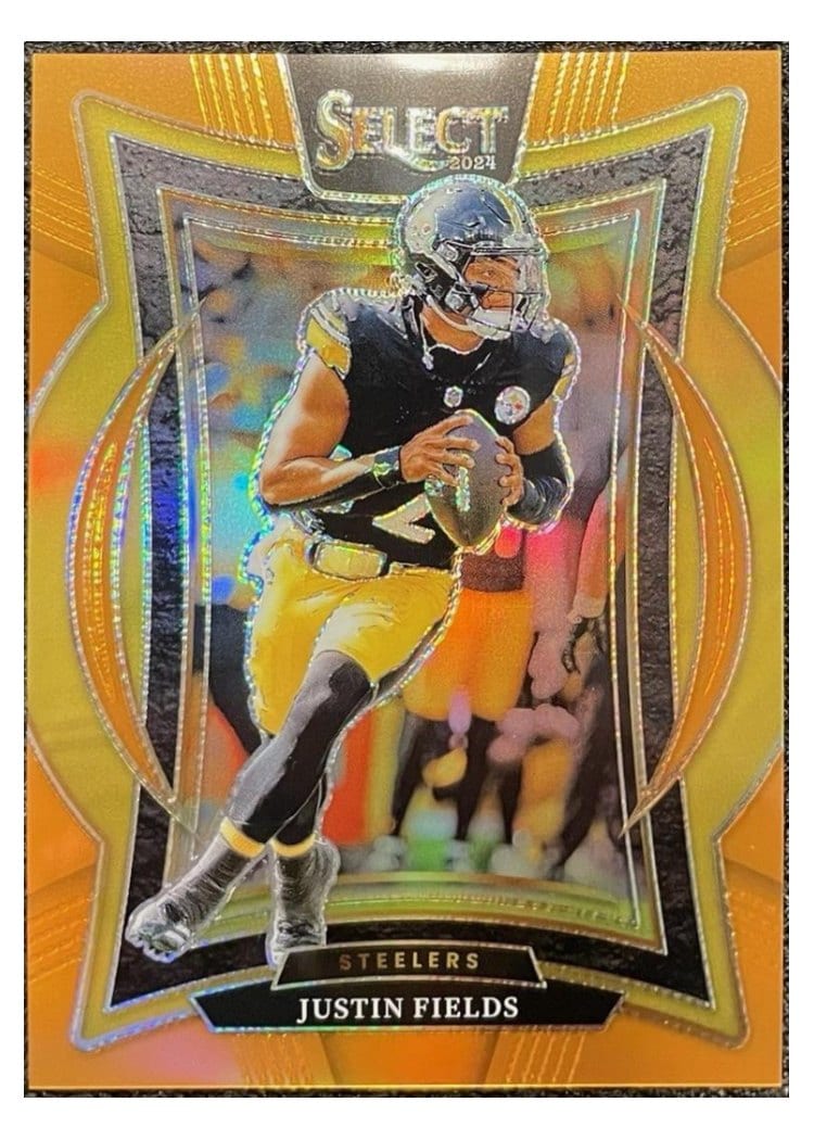2024 Panini Select Base Set Justin Fields #74 card