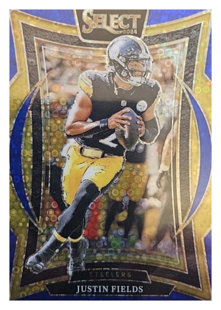 2024 Panini Select Base Set Justin Fields #74 card