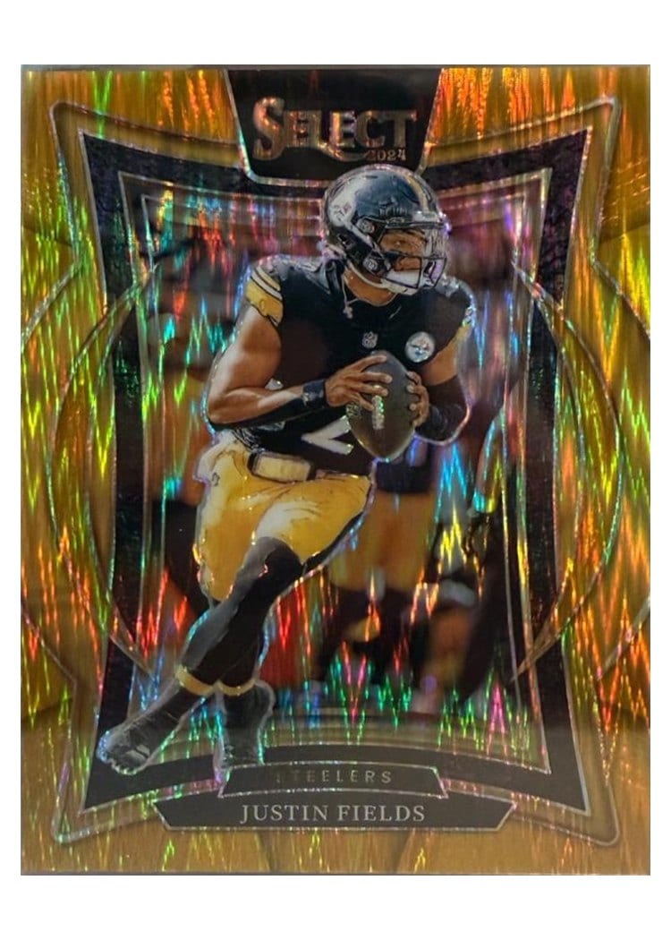 2024 Panini Select Base Set Justin Fields #74 card