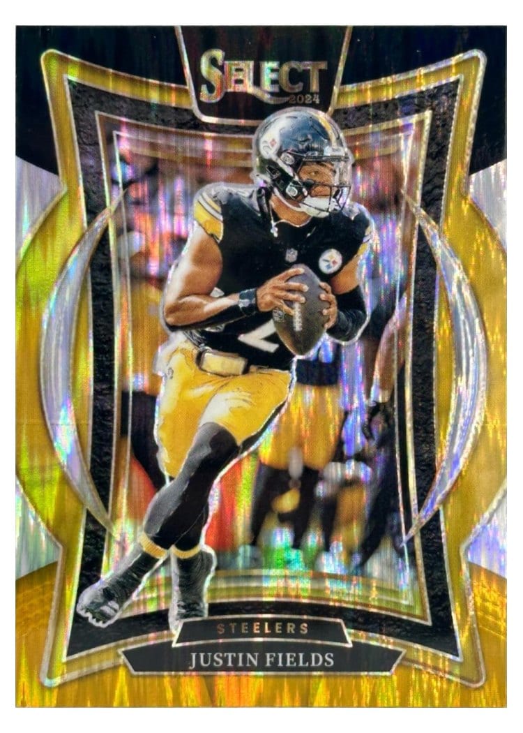 2024 Panini Select Base Set Justin Fields #74 card