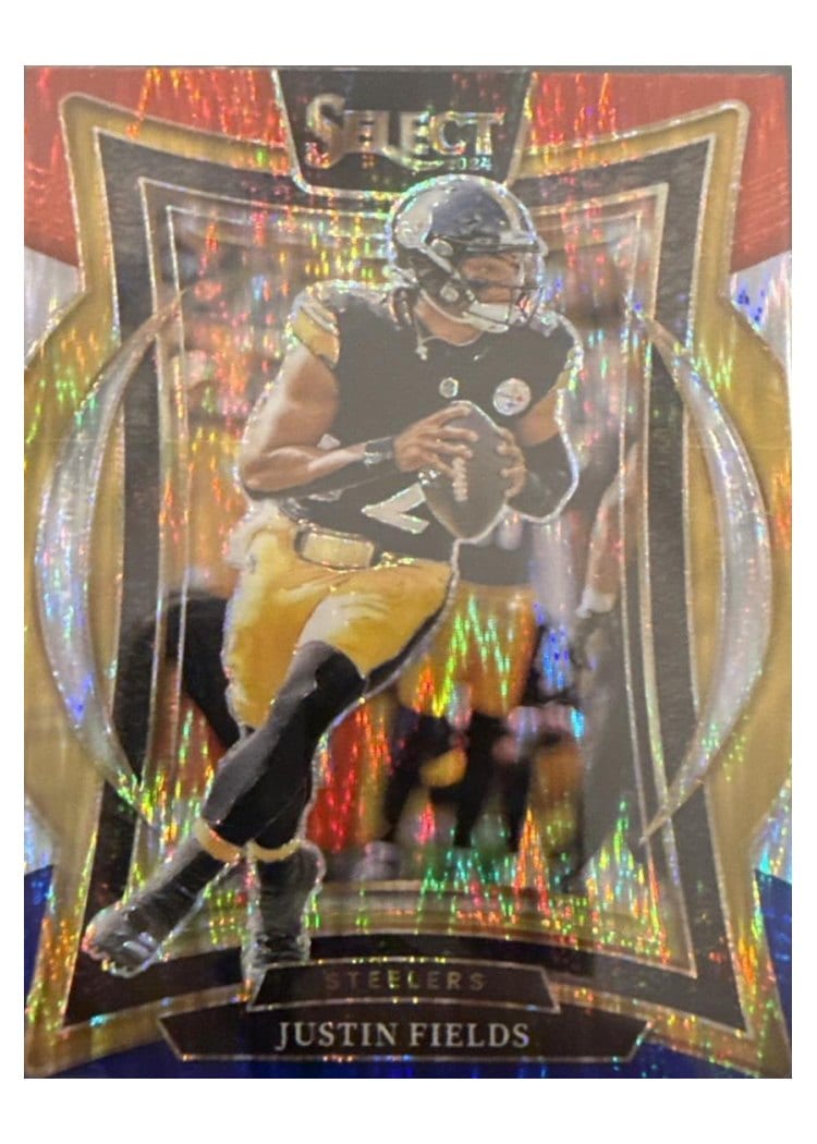 2024 Panini Select Base Set Justin Fields #74 card