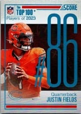 2024 Score It's Good! Graphs Justin Fields #IG-JFS card