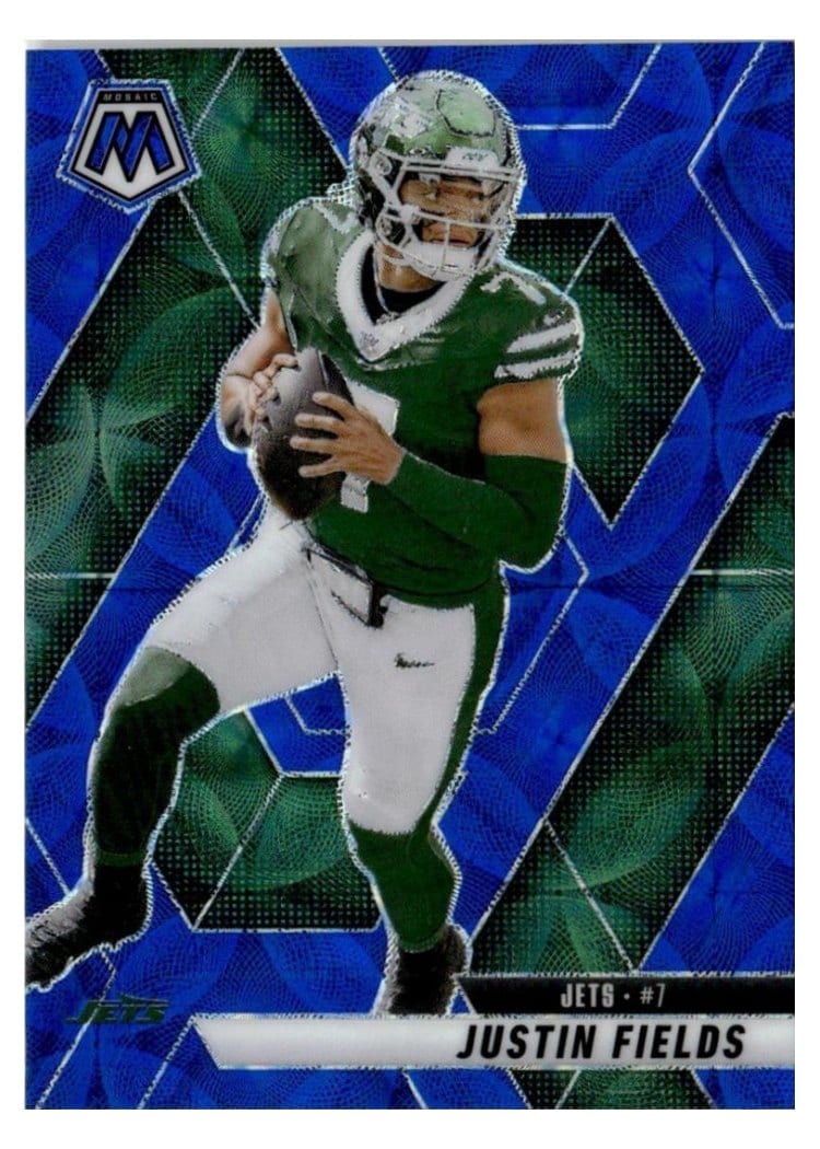 2025 Panini Mosaic Base Set Justin Fields #125 card