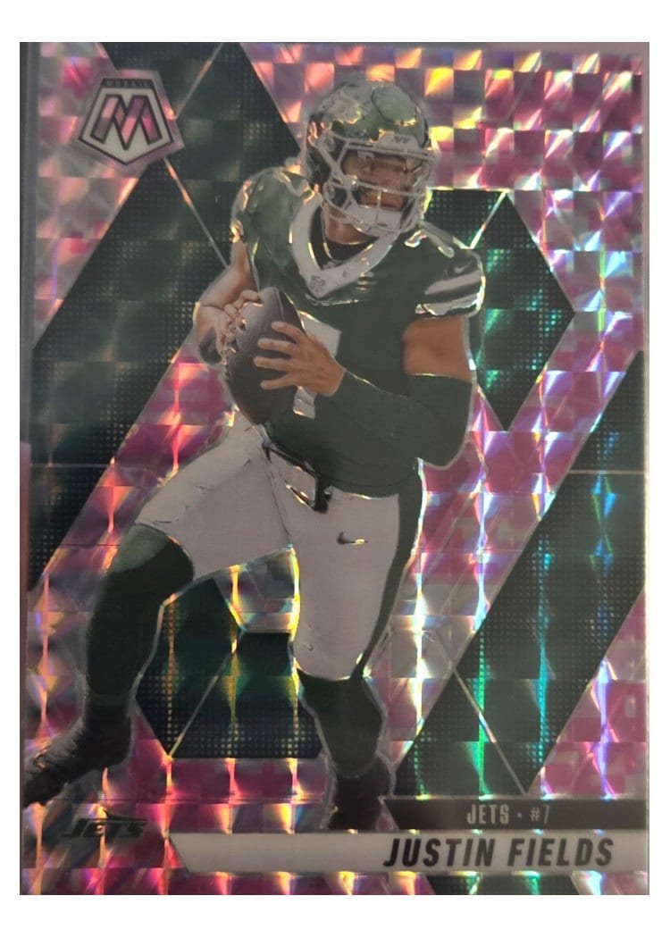 2025 Panini Mosaic Base Set Justin Fields #125 card