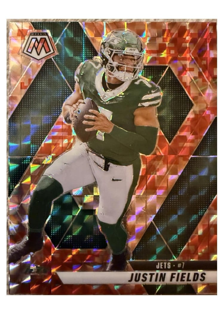 2025 Panini Mosaic Base Set Justin Fields #125 card