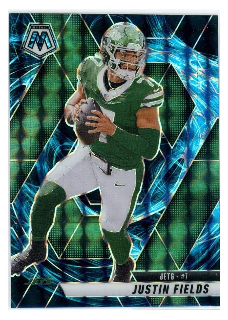 2025 Panini Mosaic Base Set Justin Fields #125 card