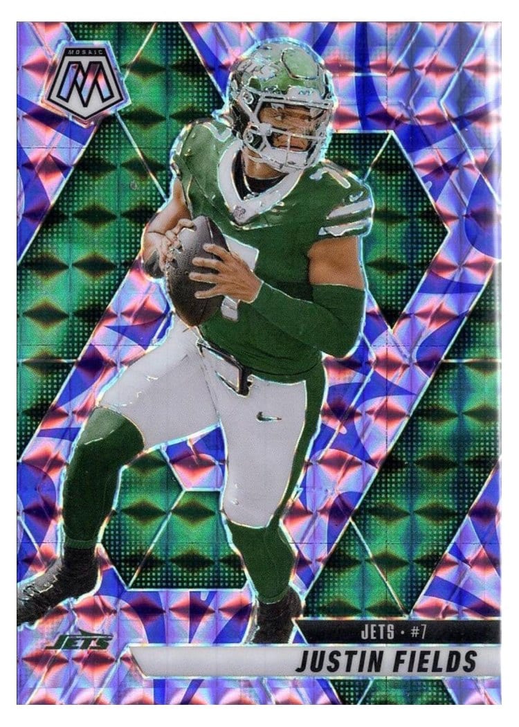 2025 Panini Mosaic Base Set Justin Fields #125 card