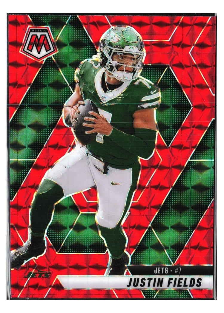 2025 Panini Mosaic Base Set Justin Fields #125 card