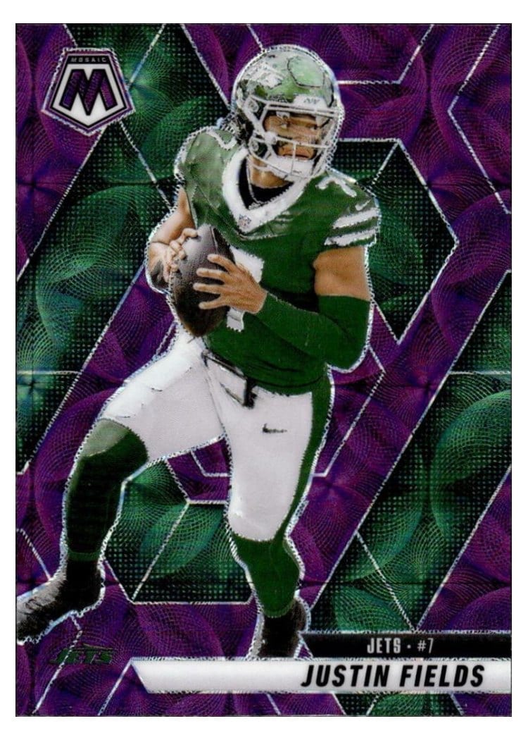 2025 Panini Mosaic Base Set Justin Fields #125 card