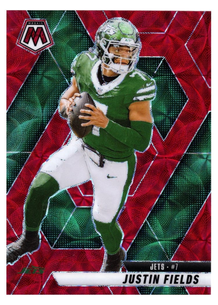 2025 Panini Mosaic Base Set Justin Fields #125 card