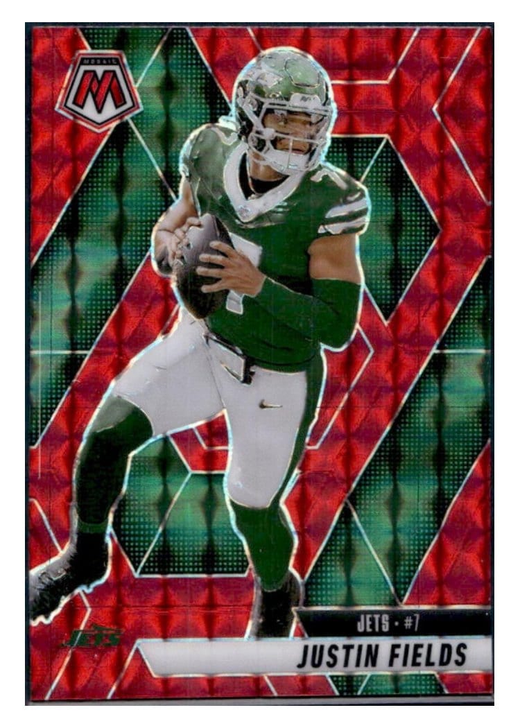 2025 Panini Mosaic Base Set Justin Fields #125 card