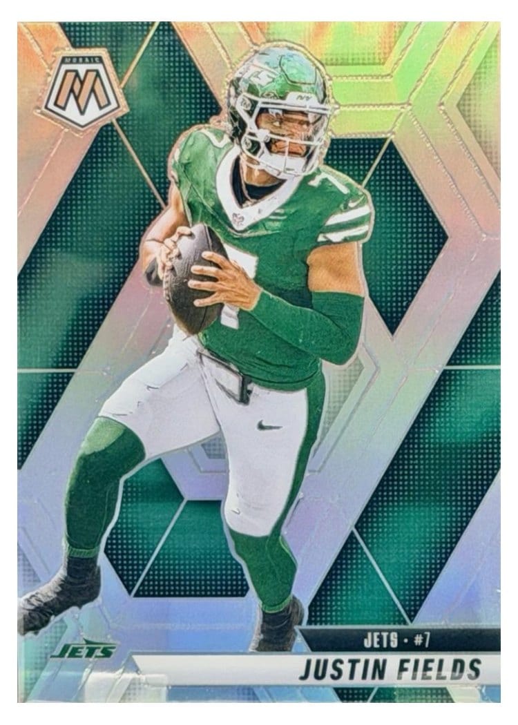2025 Panini Mosaic Base Set Justin Fields #125 card