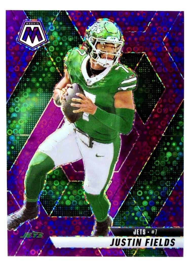 2025 Panini Mosaic Base Set Justin Fields #125 card