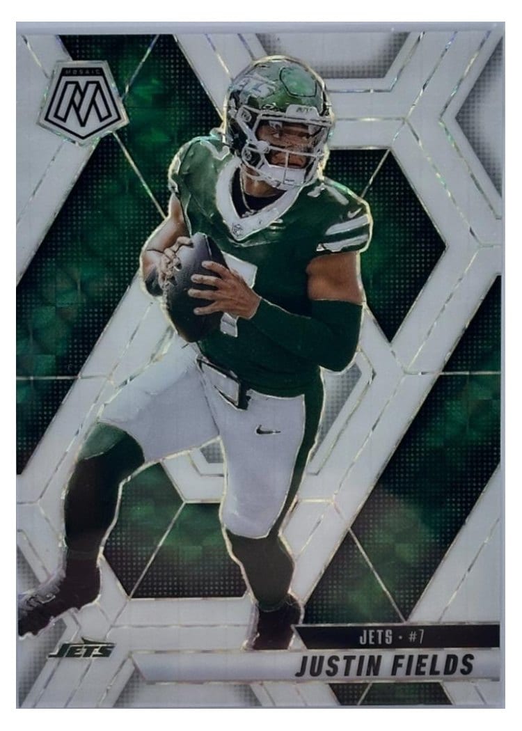 2025 Panini Mosaic Base Set Justin Fields #125 card