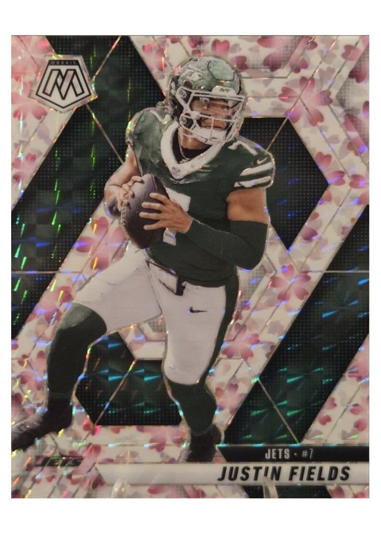 2025 Panini Mosaic Base Set Justin Fields #125 card