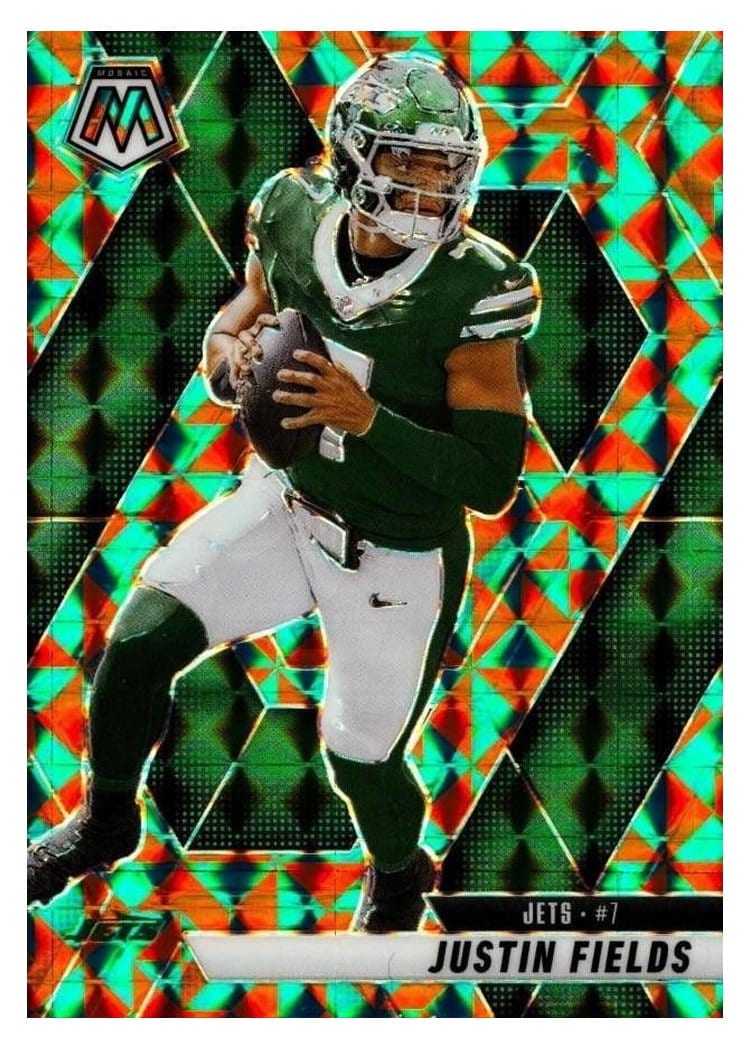 2025 Panini Mosaic Base Set Justin Fields #125 card