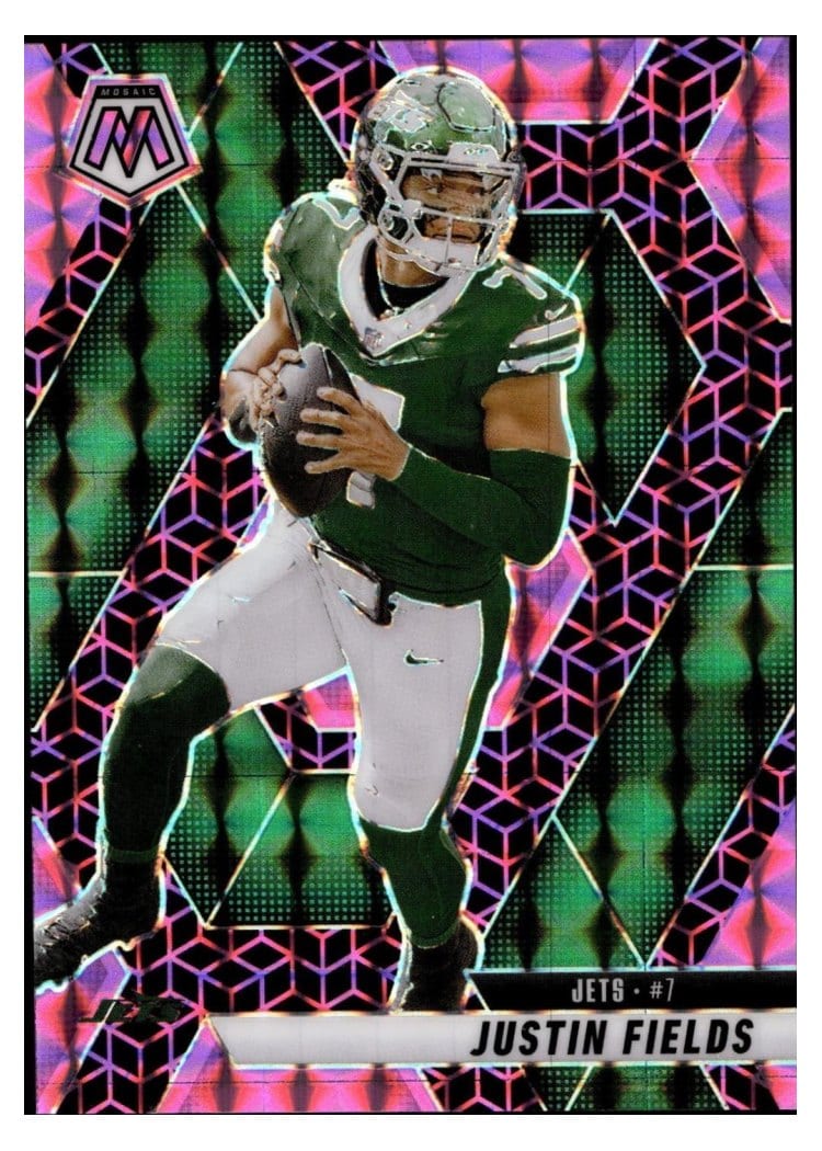 2025 Panini Mosaic Base Set Justin Fields #125 card