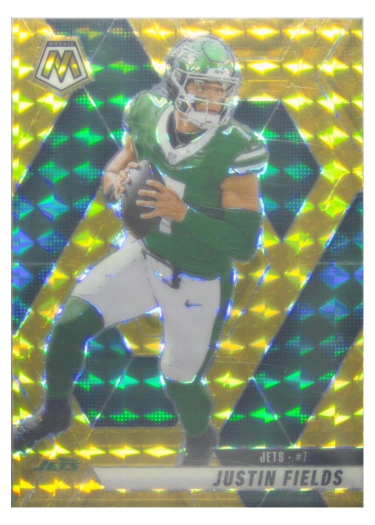 2025 Panini Mosaic Base Set Justin Fields #125 card