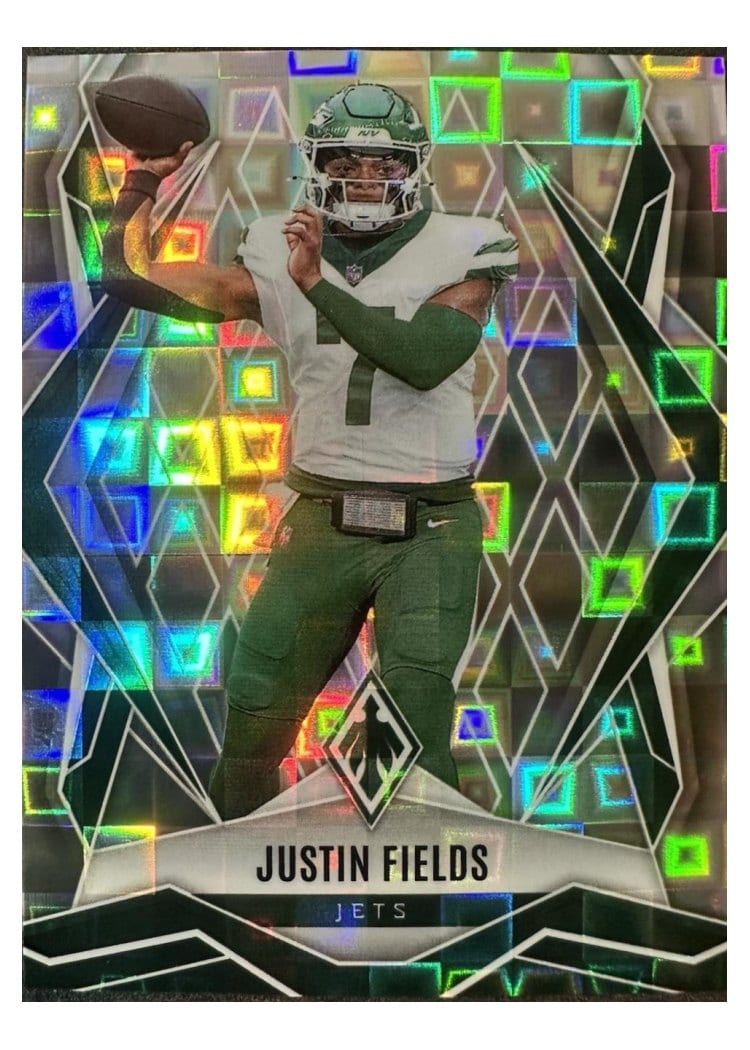 2025 Panini Phoenix Base Set Justin Fields #107 card