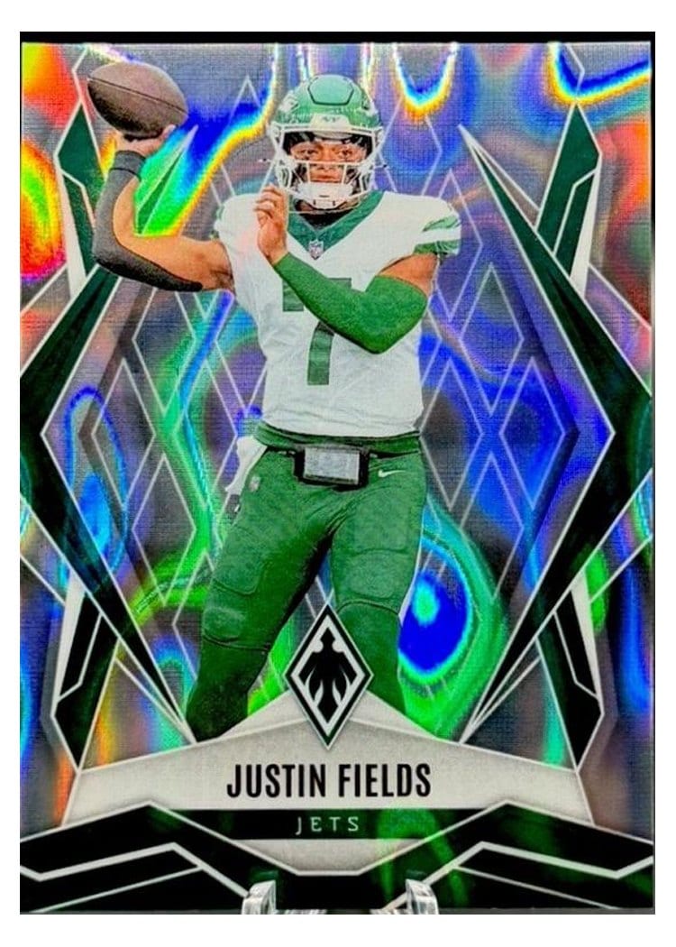 2025 Panini Phoenix Base Set Justin Fields #107 card