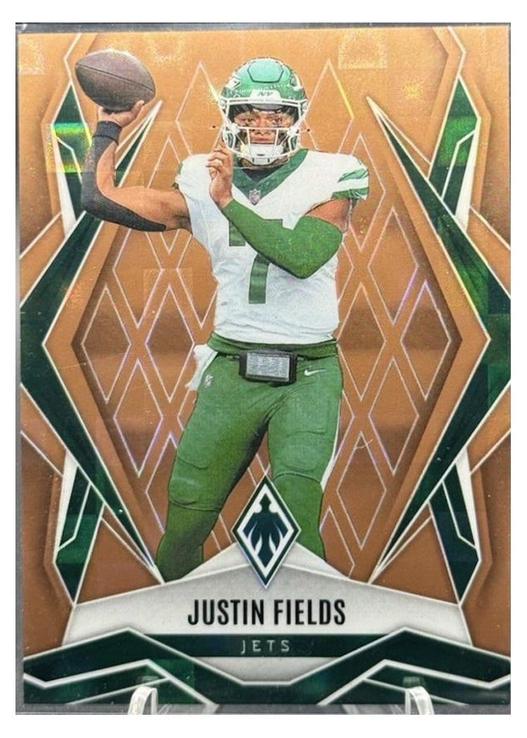 2025 Panini Phoenix Base Set Justin Fields #107 card