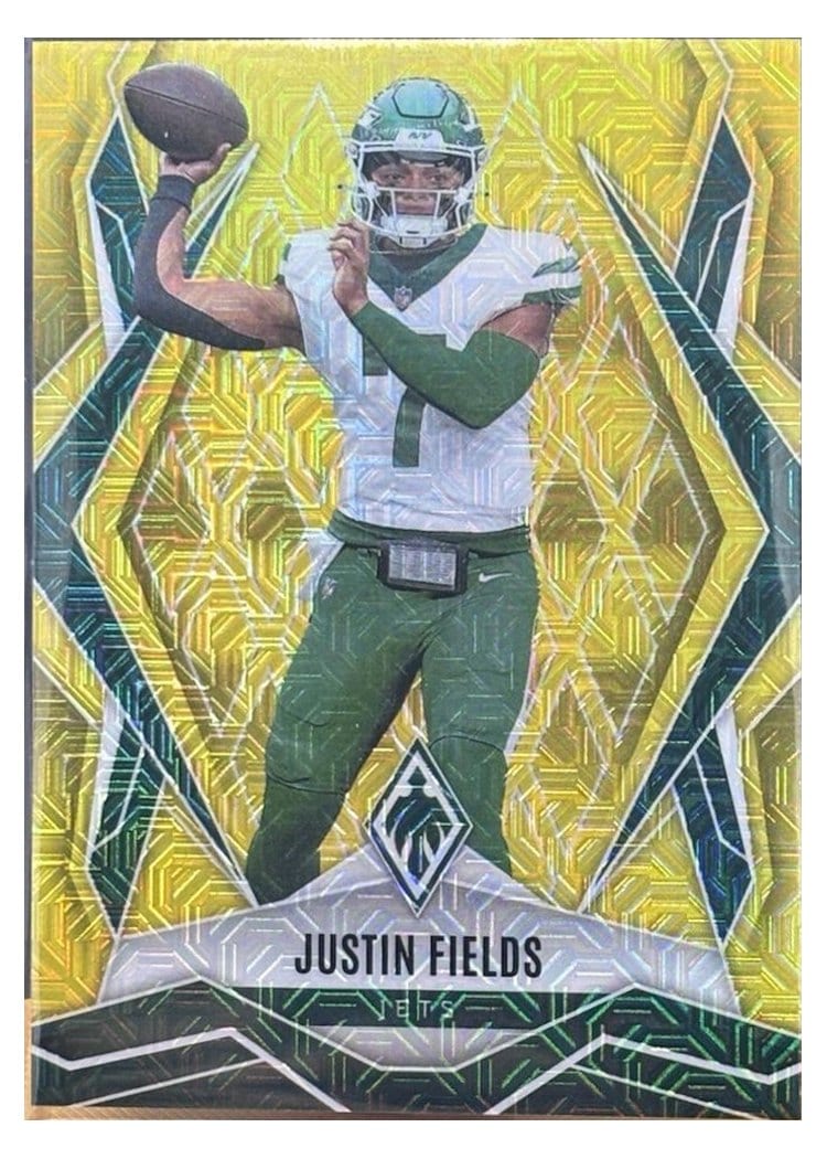 2025 Panini Phoenix Base Set Justin Fields #107 card
